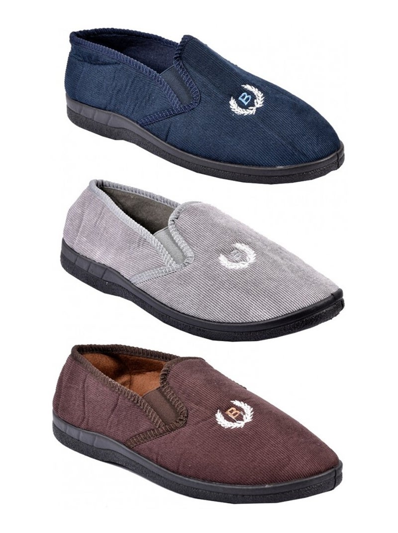 Pantufa homem charentaise premium Castanho - Kiabi