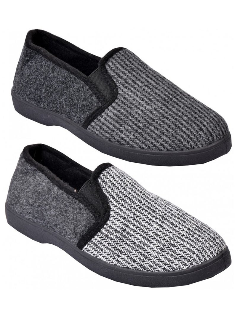 Pantufa homem charentaise premium Cinza antracite - Kiabi