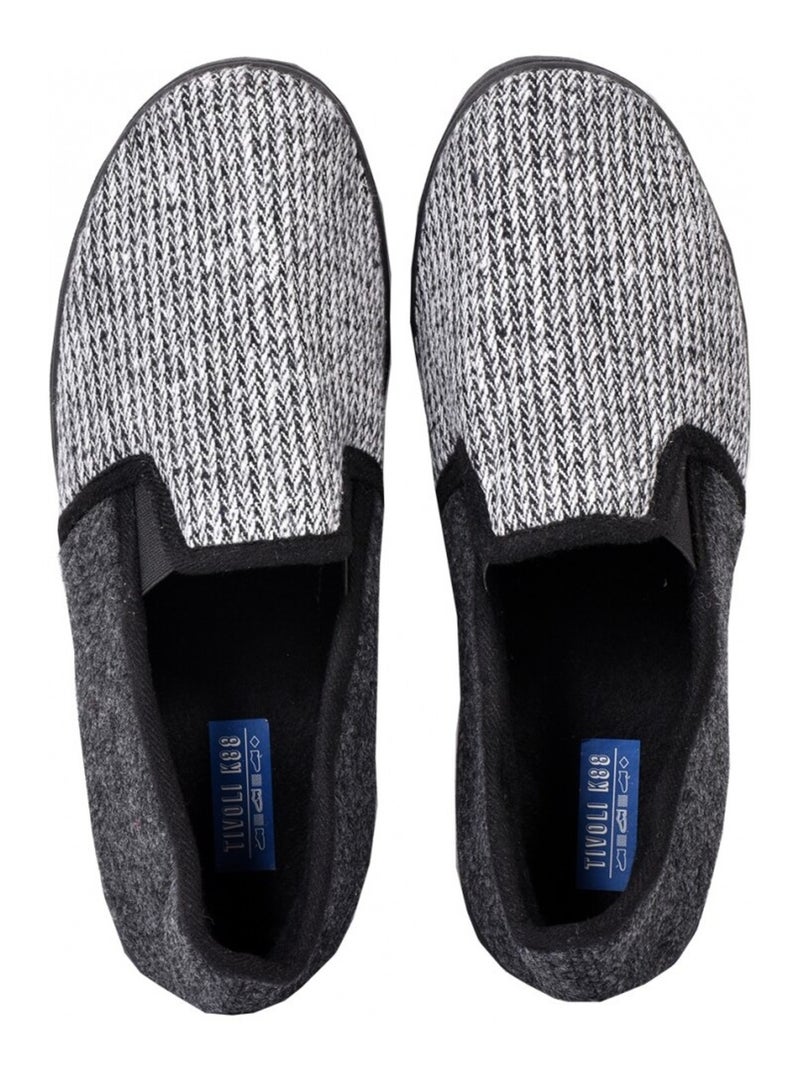 Pantufa homem charentaise premium Cinza - Kiabi