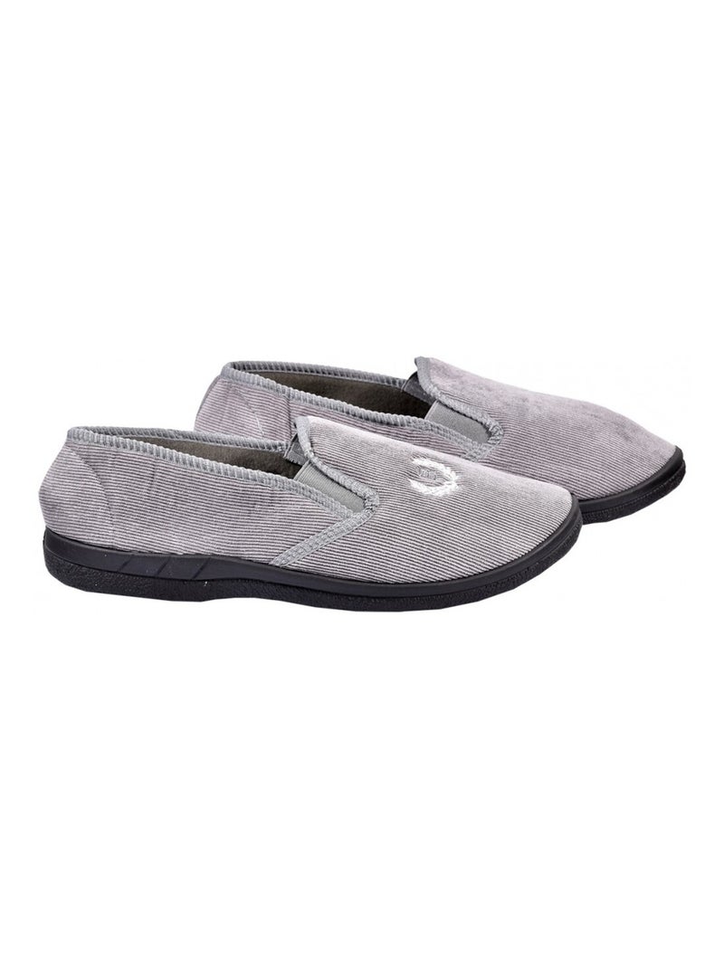 Pantufa homem charentaise premium Cinza - Kiabi