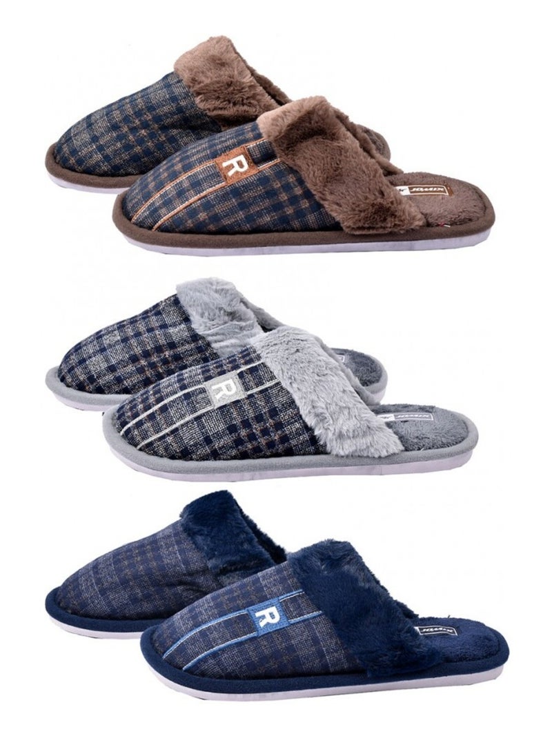 Pantufa homem premium Azul-marinho - Kiabi
