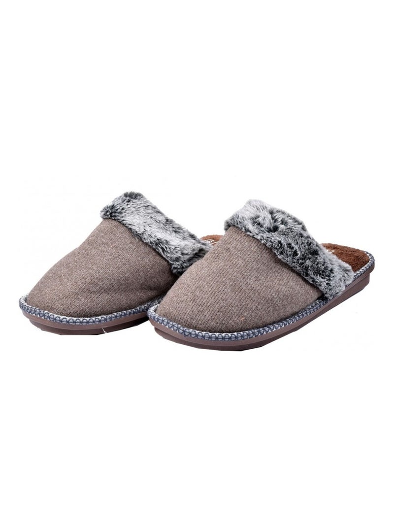 Pantufa homem premium Castanho - Kiabi