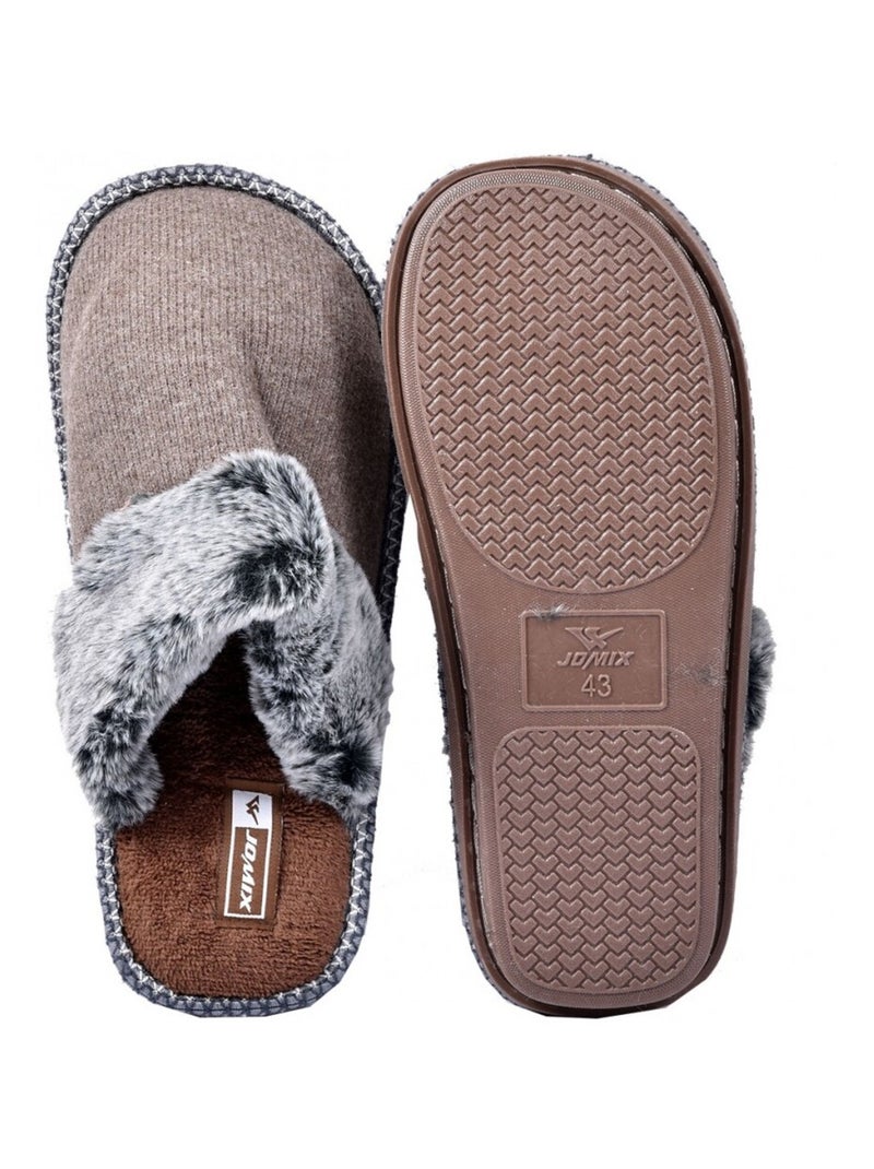 Pantufa homem premium Castanho - Kiabi