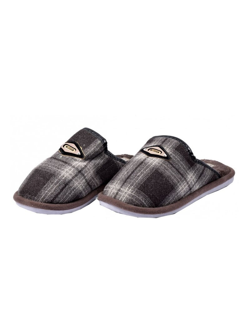 Pantufa homem premium Castanho-havana - Kiabi