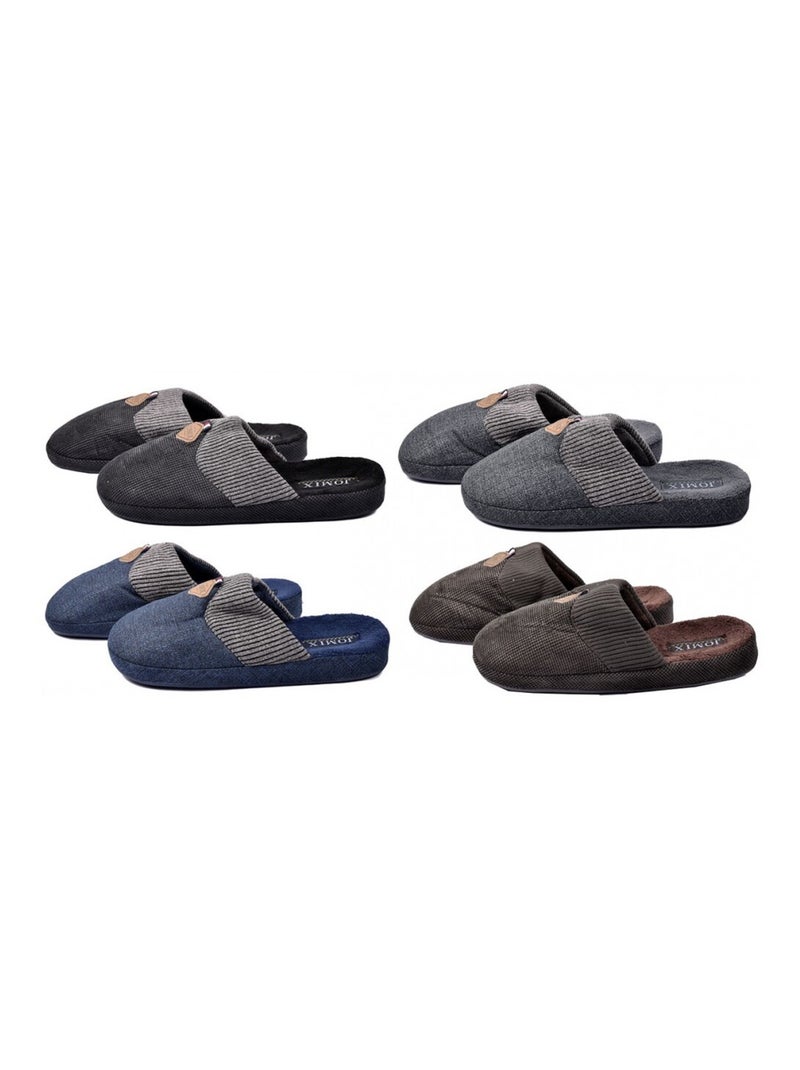 Pantufa homem premium Preto - Kiabi