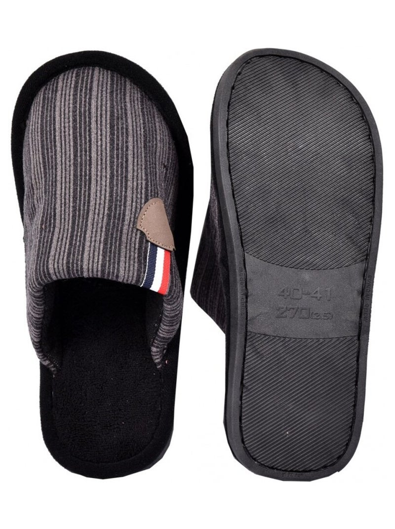 Pantufa homem premium Preto - Kiabi