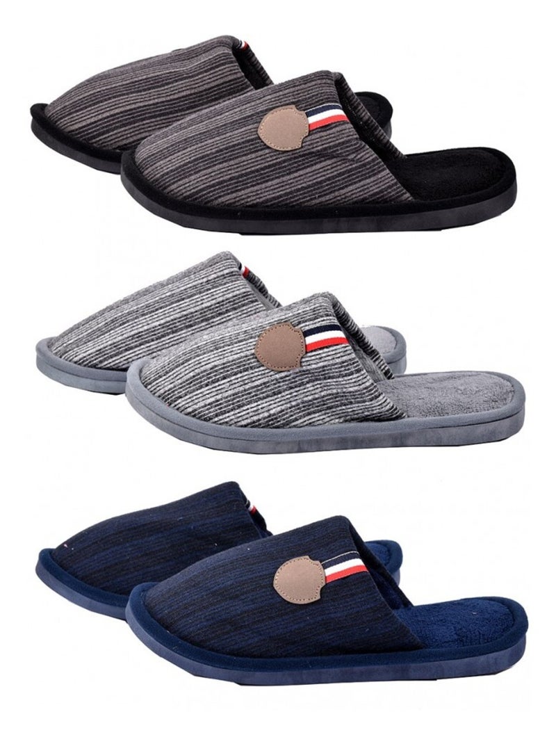 Pantufa homem premium Preto - Kiabi