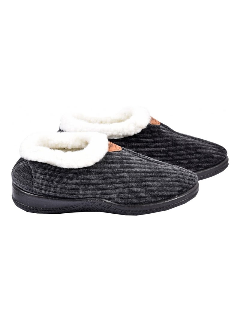 Pantufa mulher aconchego cocooning Cinza - Kiabi