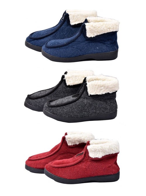 Pantufa mulher charentaise premium - Kiabi