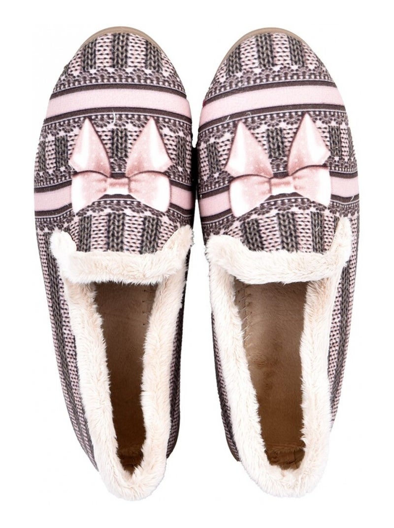 Pantufa mulher premium fantasia Toupe - Kiabi