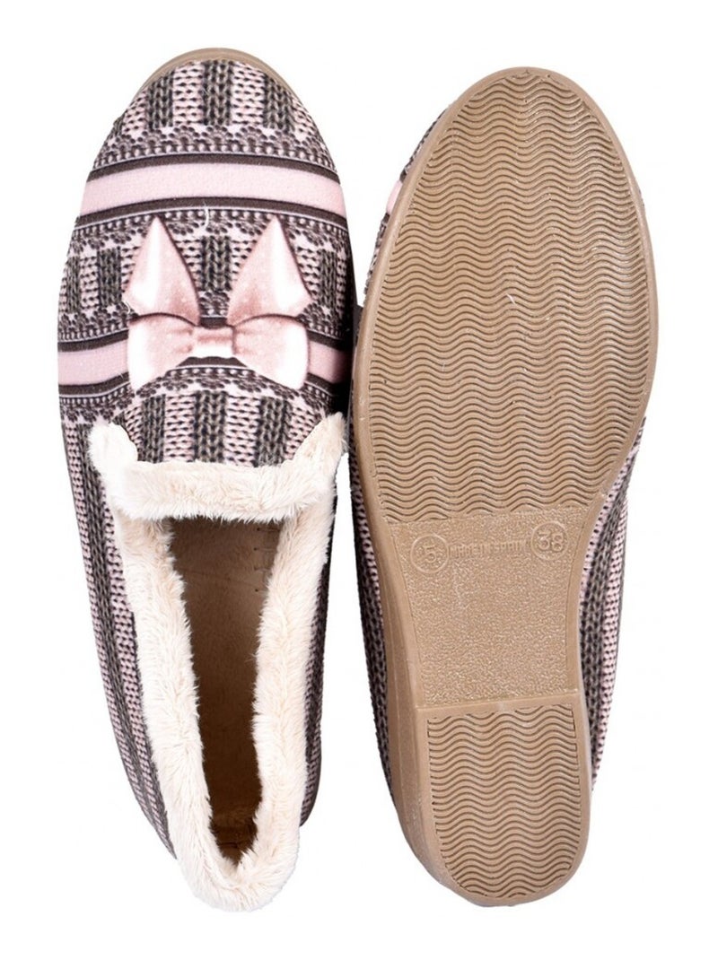 Pantufa mulher premium fantasia Toupe - Kiabi