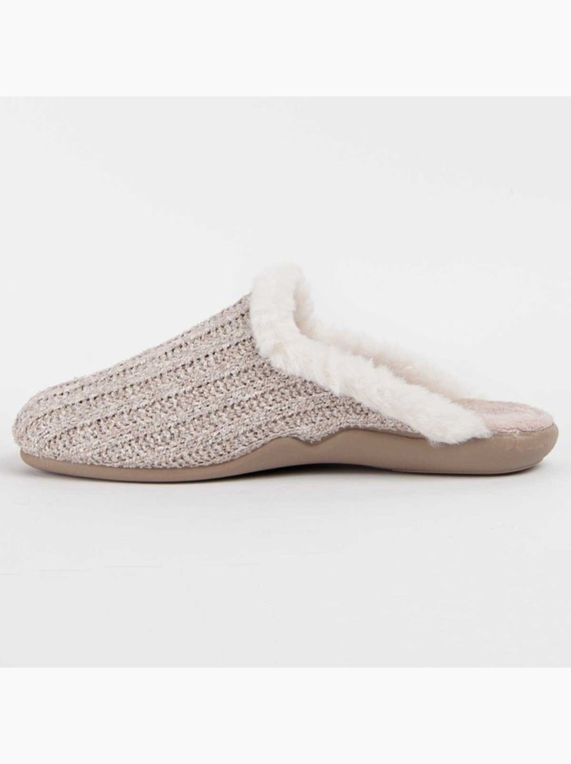 Pantufa Tecido Montevita Bege - Kiabi