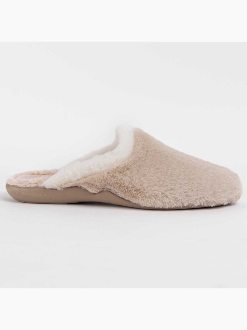 Pantufa Tecido Montevita Bege - Kiabi