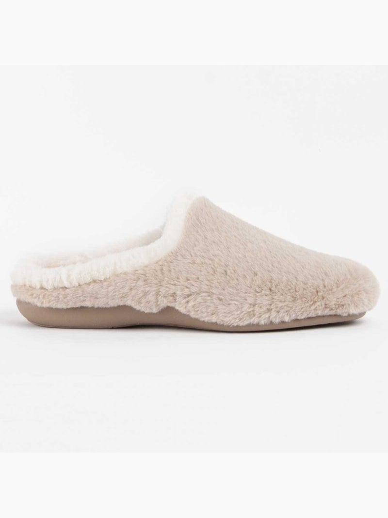 Pantufa Tecido Montevita Bege - Kiabi