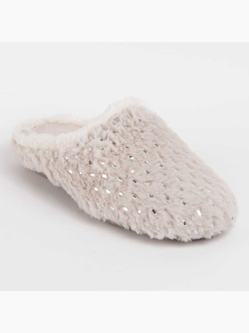 Pantufa Tecido Montevita Bege - Kiabi