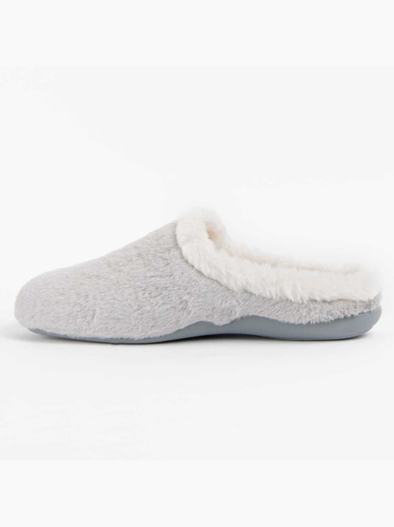 Pantufa Tecido Montevita Cinza - Kiabi