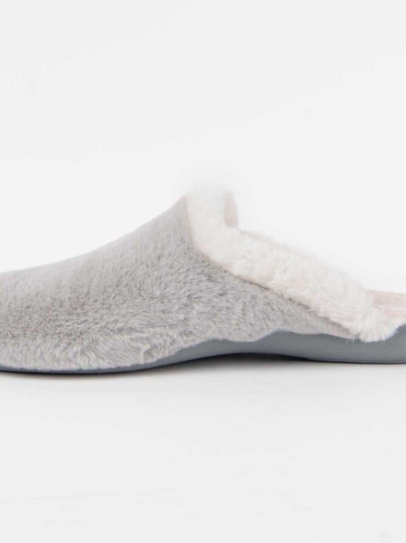 Pantufa Tecido Montevita Cinza - Kiabi