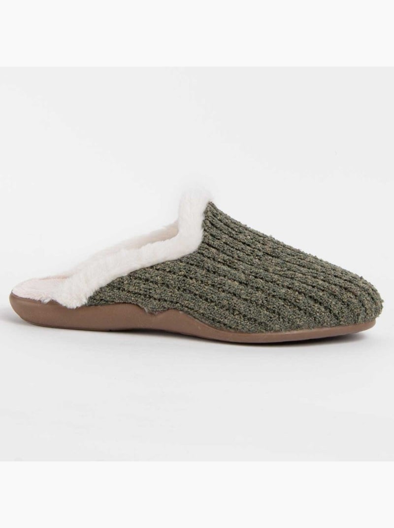 Pantufa Tecido Montevita Verde - Kiabi