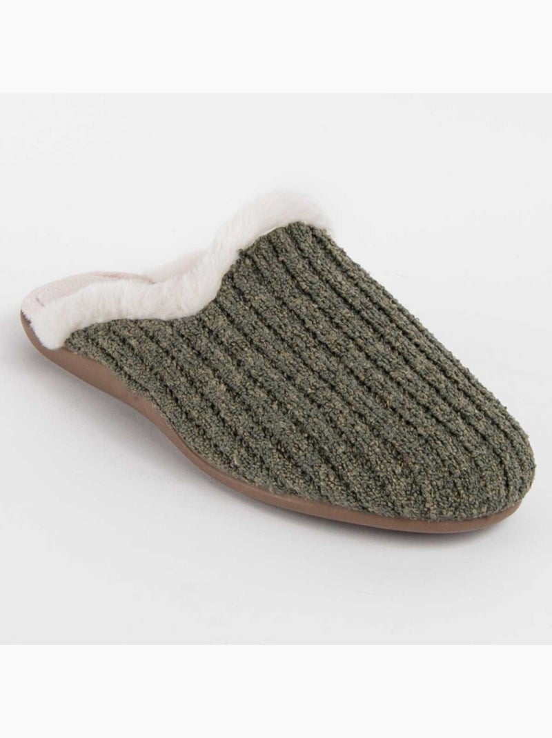 Pantufa Tecido Montevita Verde - Kiabi