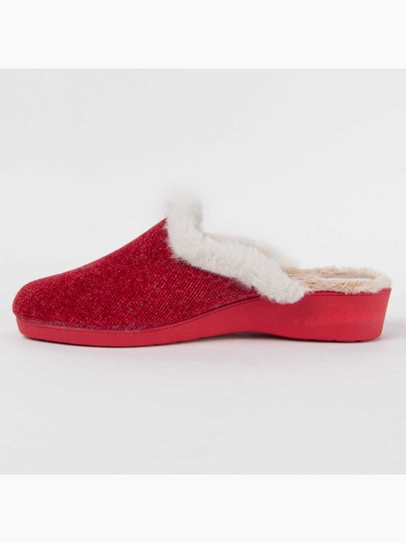 Pantufa Tecido Montevita Vermelho - Kiabi