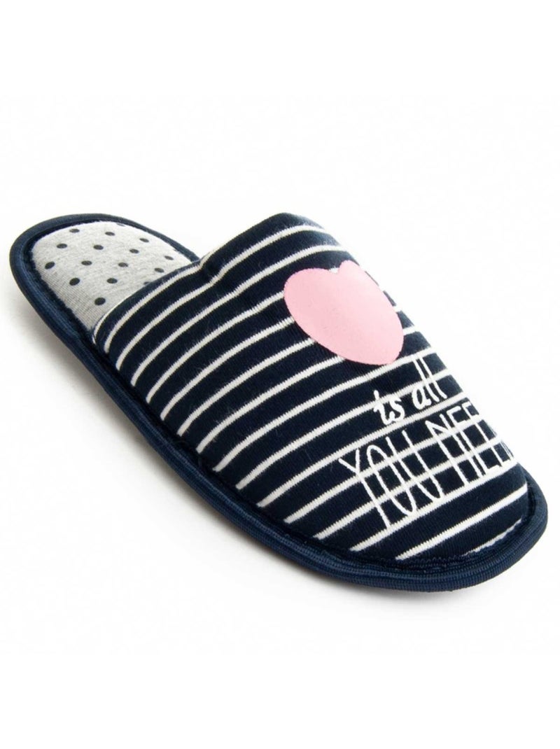 Pantufa Tecido Northome Azul - Kiabi
