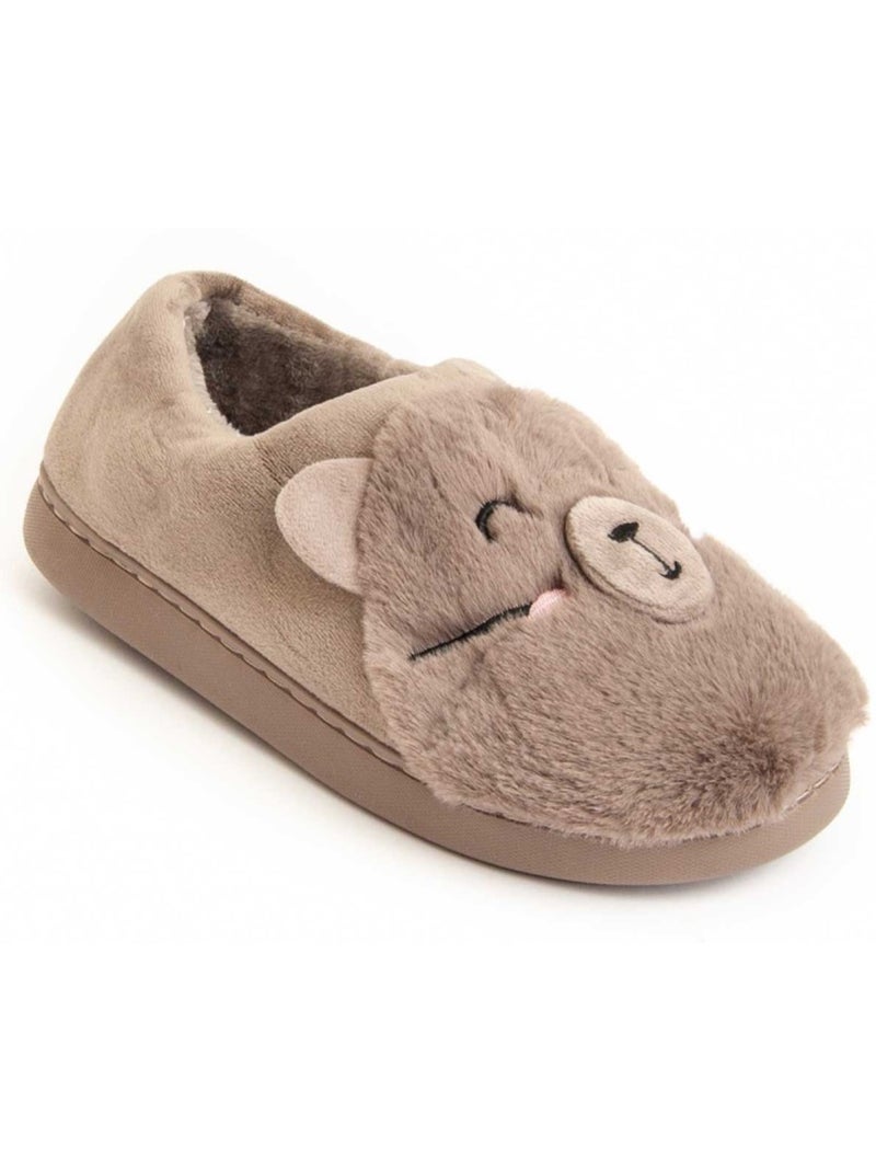 Pantufa Tecido Northome Castanho - Kiabi