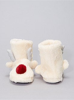 Pantufas bota em polar - Kiabi