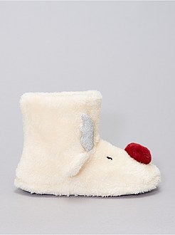 Pantufas bota em polar - Kiabi