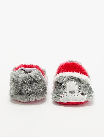 Pantufas botim de animais 'Natal'