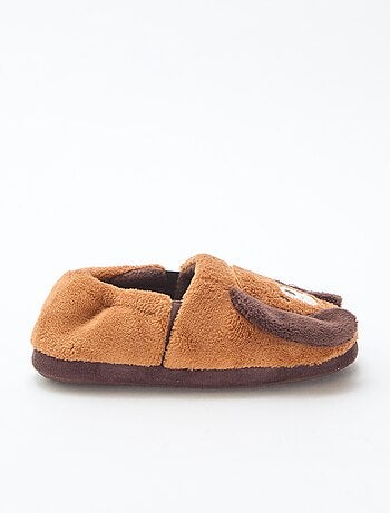 Pantufas 'cães' com desenho em relevo