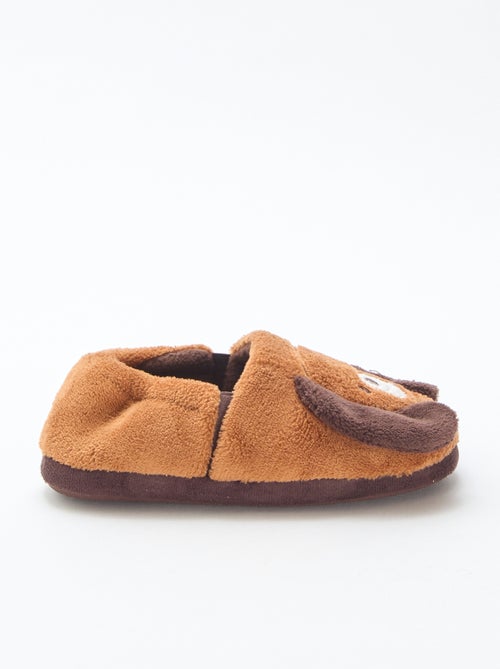 Pantufas 'cães' com desenho em relevo - Kiabi