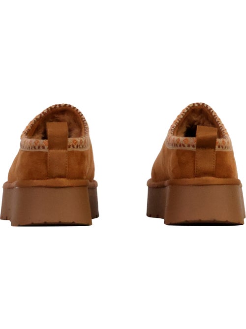Pantufas Camel de Microfibra Xti para Mulher - Kiabi Pantufas Camel de Microfibra Xti para Mulher - Kiabi