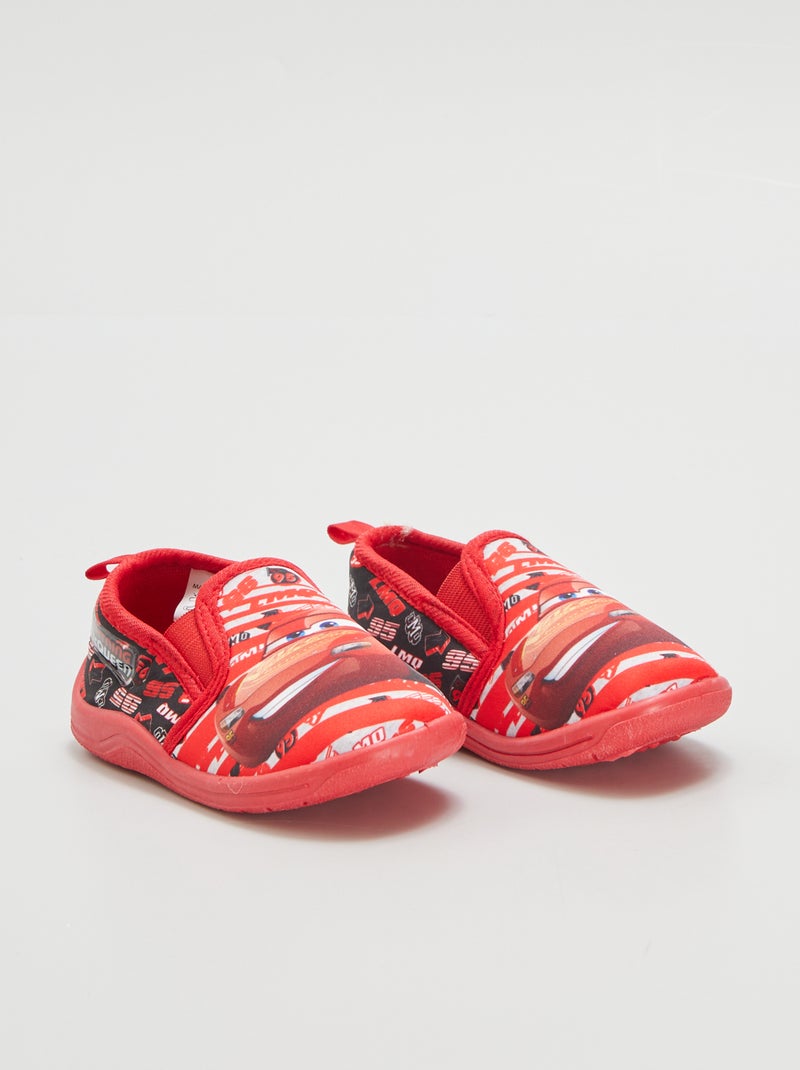 Pantufas 'Carros' VERMELHO - Kiabi