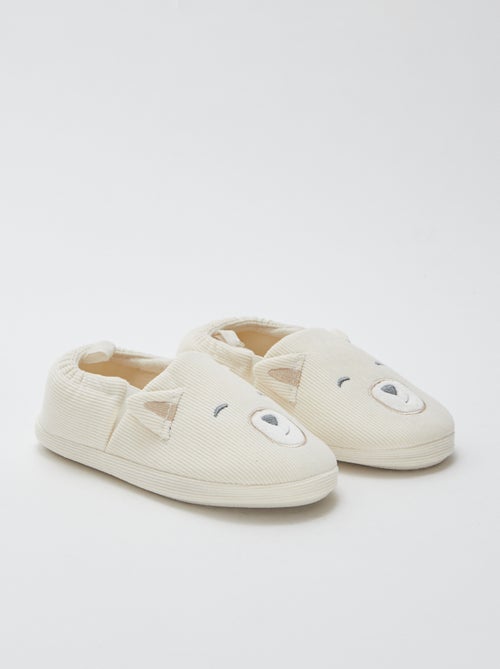Pantufas com animal - Kiabi