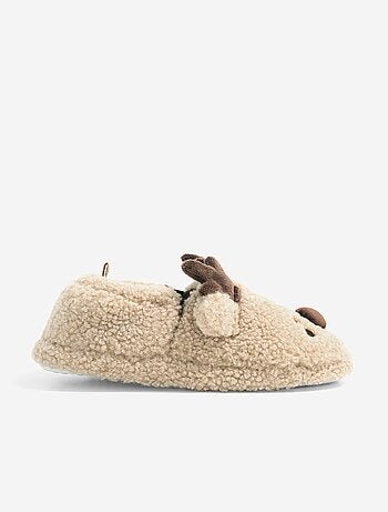 Pantufas com efeito de carneira