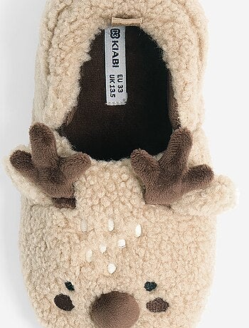 Pantufas com efeito de carneira