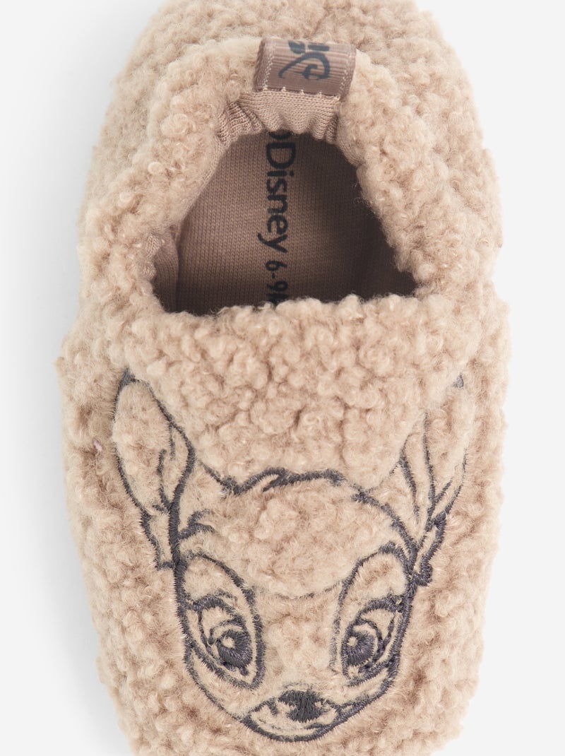 Pantufas com efeito de pelo de ovelha 'Bambi' 'Disney' Castanho - Kiabi