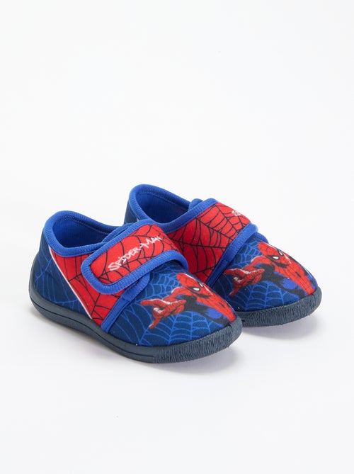 Pantufas com fecho de velcro 'Spiderman' - Kiabi