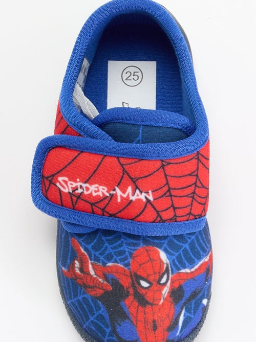 Pantufas com fecho de velcro 'Spiderman' - Kiabi