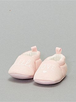 Pantufas com mensagem - Kiabi