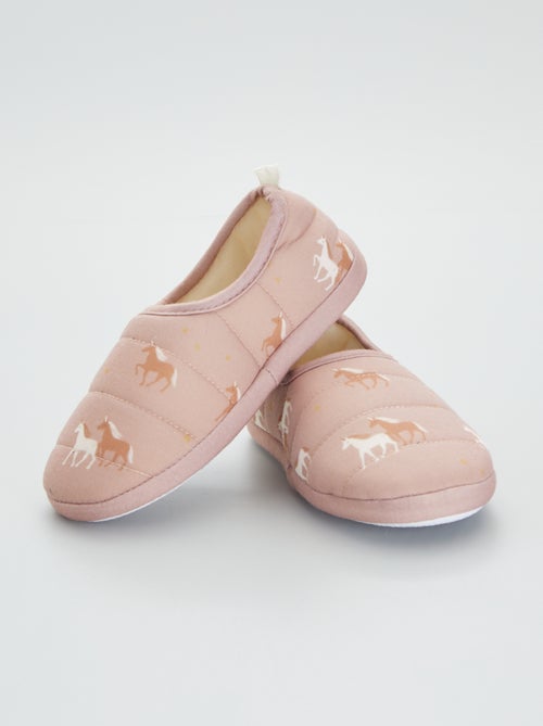 Pantufas com motivo unicórnio - Kiabi