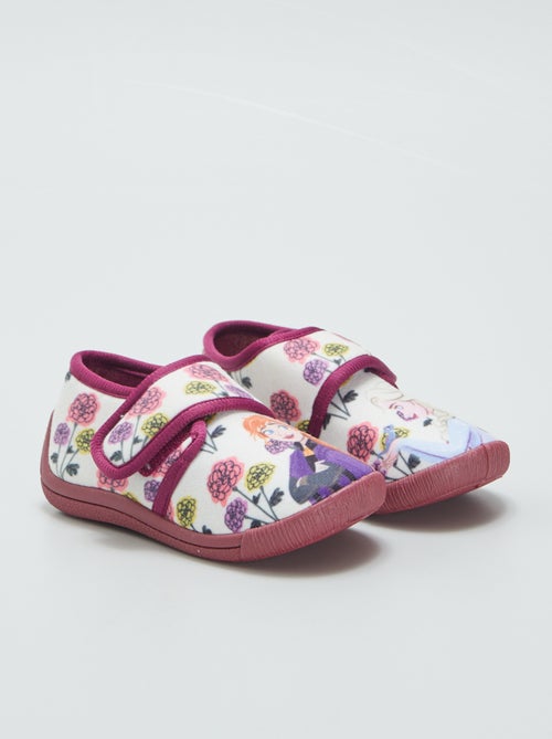 Pantufas com tiras de velcro - Kiabi