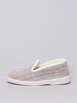 Pantufas com torcidos - Kiabi