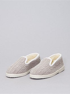 Pantufas com torcidos - Kiabi