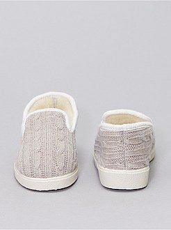 Pantufas com torcidos - Kiabi