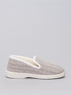 Pantufas com torcidos - Kiabi