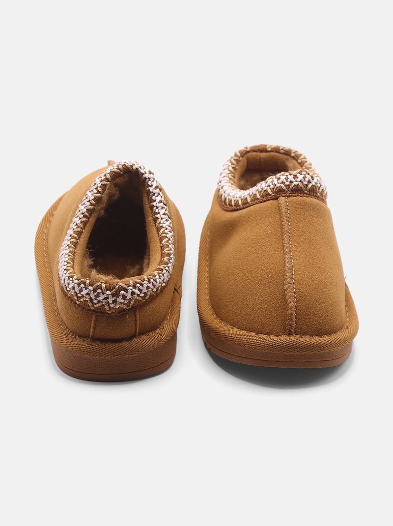 Pantufas de calçar Camelo - Kiabi