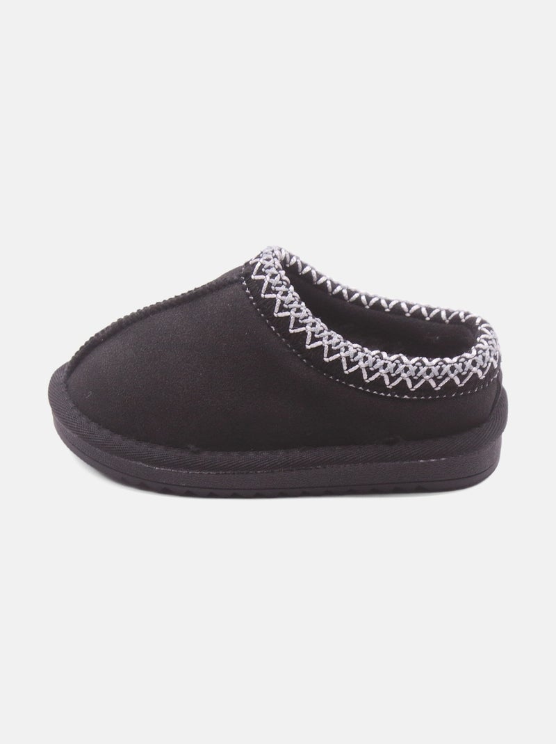 Pantufas de calçar Preto - Kiabi