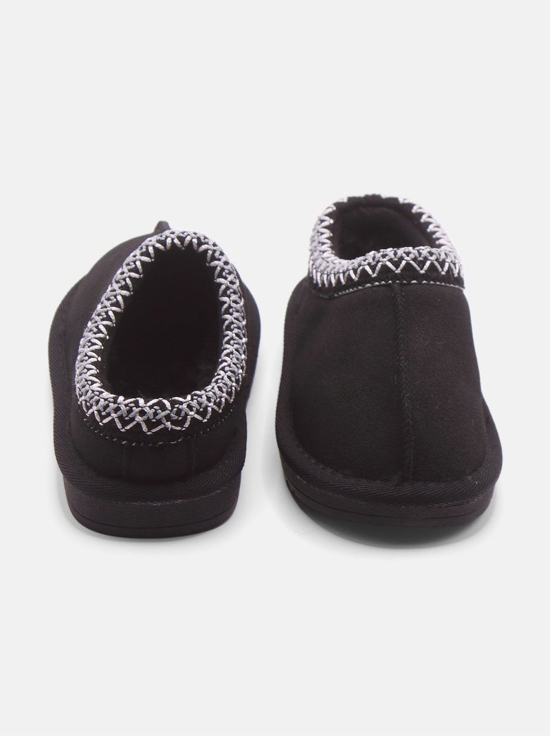 Pantufas de calçar Preto - Kiabi
