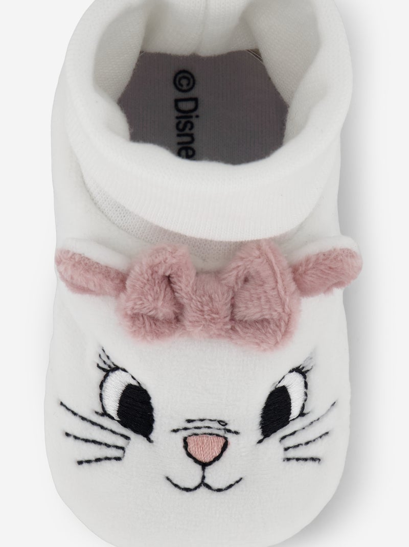 Pantufas de cano alto 'Marie' Branco - Kiabi